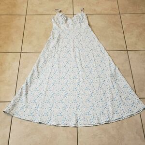 Princess Polly AMARA MIDI DRESS BLUE MULTI used size 6